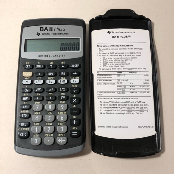 TI-BAII Plus Financial Calculator - Picture 1 of 2